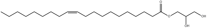 11-Eicosenoic acid, 2,3-dihydroxypropyl ester, (11Z)- Structure