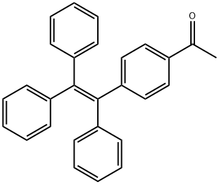 Ethanone, 1-[4-(1,2,2-triphenylethenyl)phenyl]- Structure