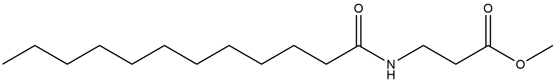 methyl 3-dodecanamidopropanoate Structure