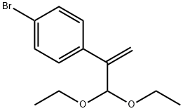 Benzene, 1-bromo-4-[1-(diethoxymethyl)ethenyl]- 구조식 이미지