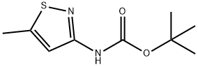 Carbamic acid, (5-methyl-3-isothiazolyl)-, 1,1-dimethylethyl ester (9CI) 구조식 이미지