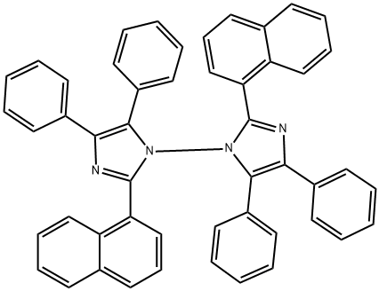 4,5-Diphenyl-2-(1-naphthyl)-imidazolyl dimer Structure