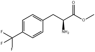L-Phenylalanine, 4-(trifluoromethyl)-, methyl ester Structure
