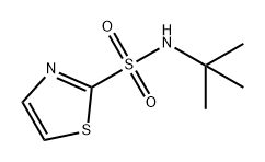 2-Thiazolesulfonamide, N-(1,1-dimethylethyl)- 구조식 이미지