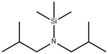 Silanamine, 1,1,1-trimethyl-N,N-bis(2-methylpropyl)- Structure