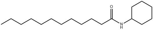 Dodecanamide, N-cyclohexyl- Structure