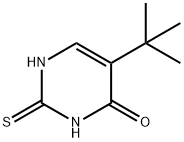 4(1H)-Pyrimidinone, 5-(1,1-dimethylethyl)-2,3-dihydro-2-thioxo- 구조식 이미지