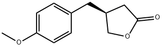 2(3H)-Furanone, dihydro-4-[(4-methoxyphenyl)methyl]-, (4S)- Structure