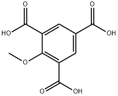 1,3,5-Benzenetricarboxylic acid, 2-methoxy- Structure