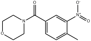 (4-Methyl-3-nitrophenyl)(morpholino)methanone Structure