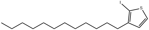 Thiophene, 3-dodecyl-2-iodo- Structure