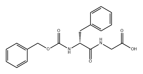 Glycine, N-[N-[(phenylmethoxy)carbonyl]-D-phenylalanyl]- (9CI) Structure