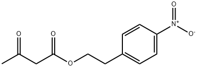 2-(4-Nitrophenyl)ethyl 3-oxobutanoate 구조식 이미지