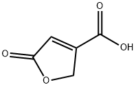 3-Furancarboxylic acid, 2,5-dihydro-5-oxo- 구조식 이미지