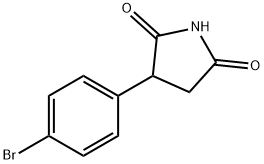 2,5-Pyrrolidinedione, 3-(4-bromophenyl)- 구조식 이미지