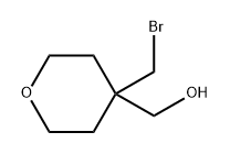 2H-Pyran-4-methanol, 4-(bromomethyl)tetrahydro- Structure
