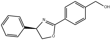(R)-(4-(4-Phenyl-4,5-dihydrooxazol-2-yl)phenyl)methanol Structure