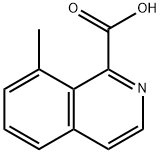 1-Isoquinolinecarboxylic acid, 8-methyl- Structure
