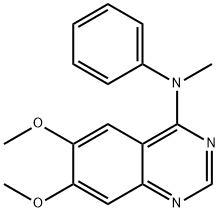 6,7-Dimethoxy-N-methyl-N-phenylquinazolin-4-amine 구조식 이미지