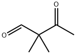 Butanal, 2,2-dimethyl-3-oxo- Structure