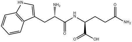 L-Glutamine, L-tryptophyl- 구조식 이미지