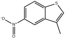 Benzo[b]thiophene, 3-methyl-5-nitro- Structure