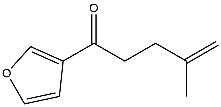 1-(3-Furanyl)-4-methyl-4-penten-1-one Structure