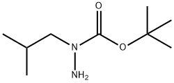 Hydrazinecarboxylic acid, 1-(2-methylpropyl)-, 1,1-dimethylethyl ester Structure