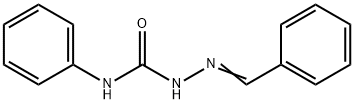 1-[(E)-Benzylideneamino]-3-phenyl-urea Structure