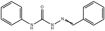 1-[(E)-Benzylideneamino]-3-phenyl-urea 구조식 이미지