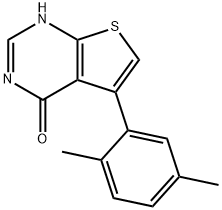 Thieno[2,3-d]pyrimidin-4(1H)-one, 5-(2,5-dimethylphenyl)- Structure