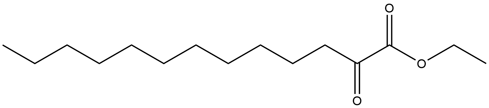 2-oxo-tridecanoic acid ethyl ester Structure