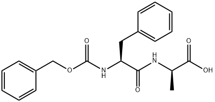 (R)-2-((S)-2-(((Benzyloxy)carbonyl)amino)-3-phenylpropanamido)propanoic acid Structure