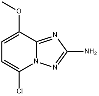 [1,2,4]Triazolo[1,5-a]pyridin-2-amine, 5-chloro-8-methoxy- Structure