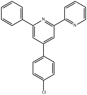 4'-(4-chlorophenyl)-6'-phenyl-2,2'-bipyridine Structure