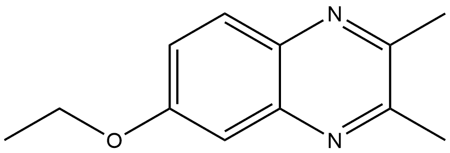 6-Ethoxy-2,3-dimethylquinoxaline Structure