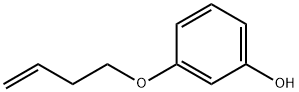 Phenol, 3-(3-buten-1-yloxy)- Structure