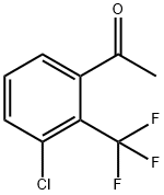 Ethanone, 1-[3-chloro-2-(trifluoromethyl)phenyl]- Structure