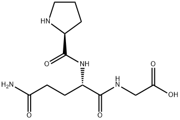 Glycine, L-prolyl-L-glutaminyl- Structure