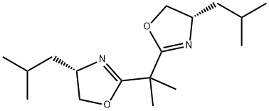 Oxazole, 2,2'-(1-methylethylidene)bis[4,5-dihydro-4-(2-methylpropyl)-, (4S,4'S)- 구조식 이미지