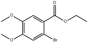 Benzoic acid, 2-bromo-4,5-dimethoxy-, ethyl ester Structure