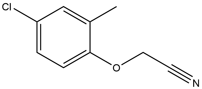 2-(4-Chloro-2-methylphenoxy)acetonitrile Structure