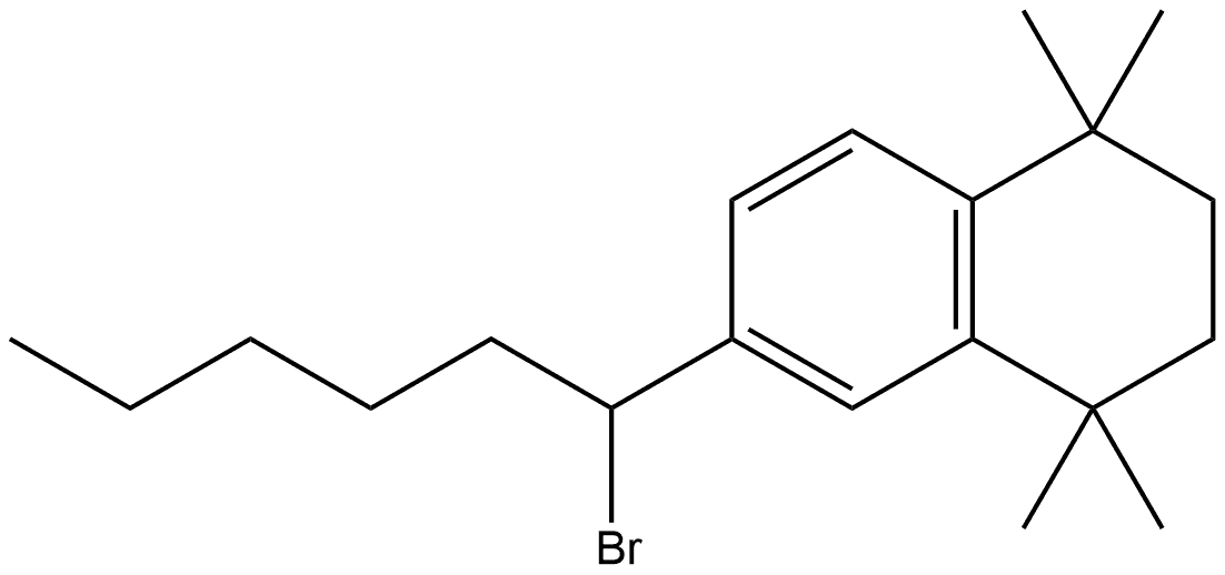 6-(1-Bromohexyl)-1,2,3,4-tetrahydro-1,1,4,4-tetramethylnaphthalene Structure