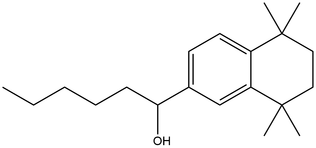 5,6,7,8-Tetrahydro-5,5,8,8-tetramethyl-α-pentyl-2-naphthalenemethanol Structure