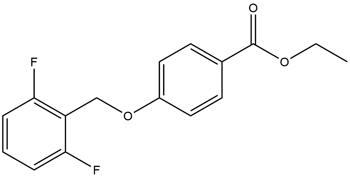 Ethyl 4-[(2,6-difluorophenyl)methoxy]benzoate Structure