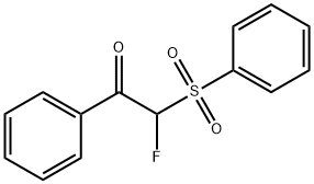 Ethanone, 2-fluoro-1-phenyl-2-(phenylsulfonyl)- Structure