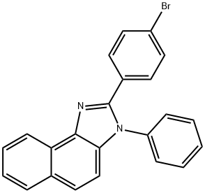 3H-Naphth[1,2-d]imidazole, 2-(4-bromophenyl)-3-phenyl- Structure