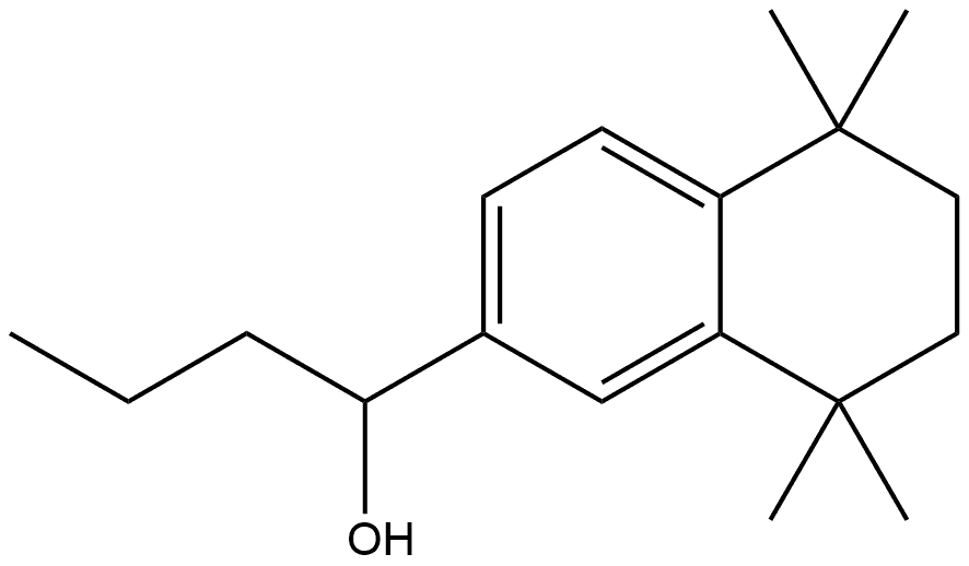 5,6,7,8-Tetrahydro-5,5,8,8-tetramethyl-α-propyl-2-naphthalenemethanol Structure