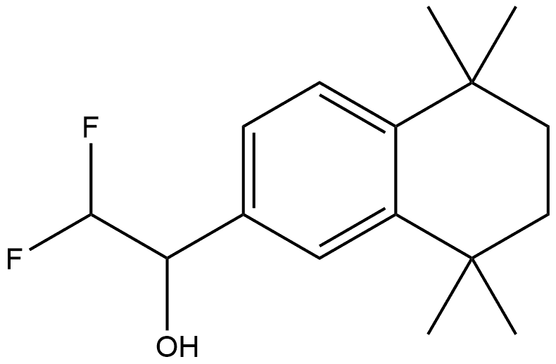 α-(Difluoromethyl)-5,6,7,8-tetrahydro-5,5,8,8-tetramethyl-2-naphthalenemethanol Structure