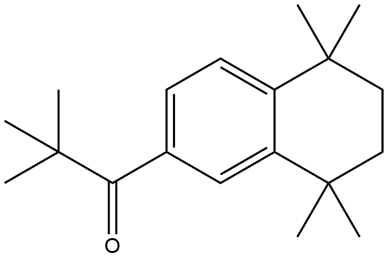 2,2-Dimethyl-1-(5,6,7,8-tetrahydro-5,5,8,8-tetramethyl-2-naphthalenyl)-1-prop... Structure